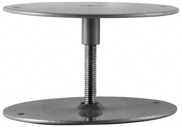 Don-Jo - 2-5/8" Diam Filler Plate - Steel, Silver Coated Finish - Exact Tooling