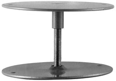 Don-Jo - 2-5/8" Diam Filler Plate - Steel, Silver Coated Finish - Exact Tooling