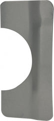 Don-Jo - 7" Long x 3-1/4" Wide, Latch Protector - Silver Coated Steel - Exact Tooling