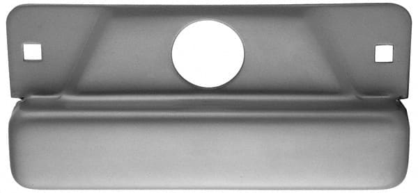 Don-Jo - 8" Long x 3-1/2" Wide Strike Protector - Silver Coated Steel - Exact Tooling