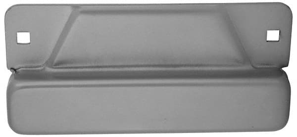 Don-Jo - 8" Long x 3-1/2" Wide Strike Protector - Silver Coated Steel - Exact Tooling