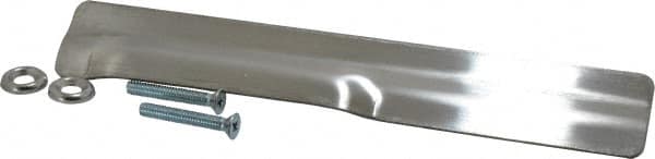 Don-Jo - 10" Long x 1-1/2" Wide, Latch Protector - Stainless Steel - Exact Tooling