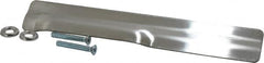 Don-Jo - 10" Long x 1-1/2" Wide, Latch Protector - Stainless Steel - Exact Tooling