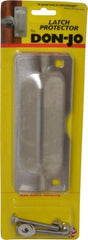 Don-Jo - 7" Long x 2-3/4" Wide, Latch Protector - Stainless Steel - Exact Tooling