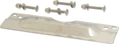 Don-Jo - 11" Long x 3" Wide, Latch Protector - Stainless Steel - Exact Tooling