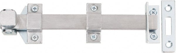 Don-Jo - 8" Long, 1" Wide Stainless Steel Surface Bolt - US26D Satin Chrome Plated - Exact Tooling