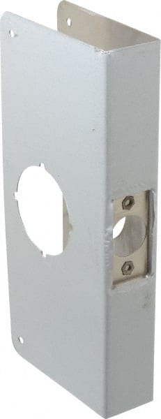 Don-Jo - 4" Wide x 9" High, Stainless Steel, Door Reinforcer - 1-3/8" Thick Door, 2-3/8" Backset - Exact Tooling