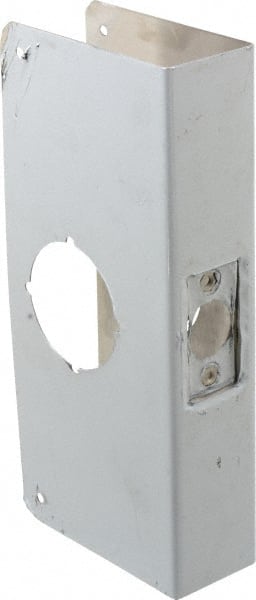 Don-Jo - 4" Wide x 9" High, Stainless Steel, Door Reinforcer - 1-3/4" Thick Door, 2-3/8" Backset - Exact Tooling