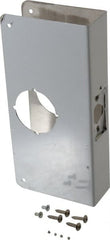 Don-Jo - 4-1/4" Wide x 9" High, Stainless Steel, Door Reinforcer - 1-3/4" Thick Door, 2-3/4" Backset - Exact Tooling