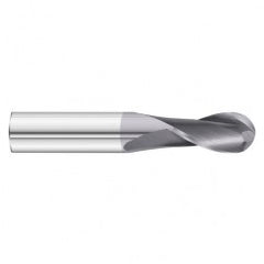 15/64 x 3/4 x 2-1/2 2 Flute Ball Nose  End Mill- Series 3215SD - Exact Tooling