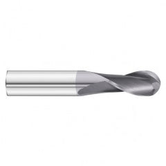 3/4 x 1-1/2 x 4 2 Flute Ball Nose  End Mill- Series 3215SD - Exact Tooling