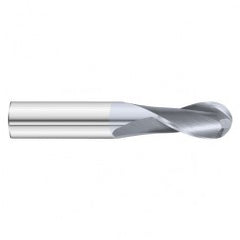 29/64 x 1 x 3 2 Flute Ball Nose  End Mill- Series 3215SD - Exact Tooling