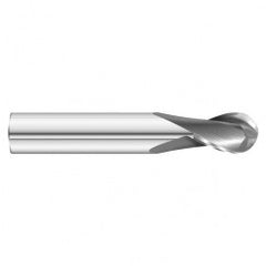 1/2 x 3/4 x 3 2 Flute Ball Nose  End Mill- Series 3215STB - Exact Tooling