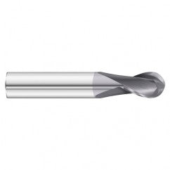 7/16 x 3/4 x 2-3/4 2 Flute Ball Nose  End Mill- Series 3215STB - Exact Tooling
