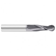 7/16 x 2 x 4 2 Flute Ball Nose  End Mill- Series 3215XL - Exact Tooling