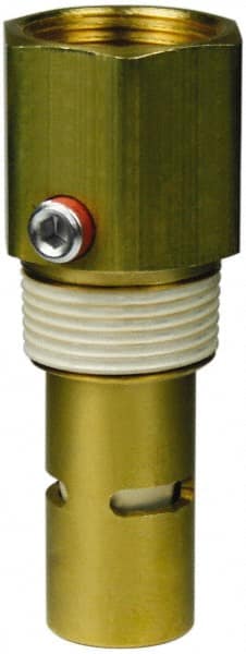 Conrader - 1-1/4 x 1-1/4" Brass Check Valve - In-Tank, FNPT x MNPT - Exact Tooling