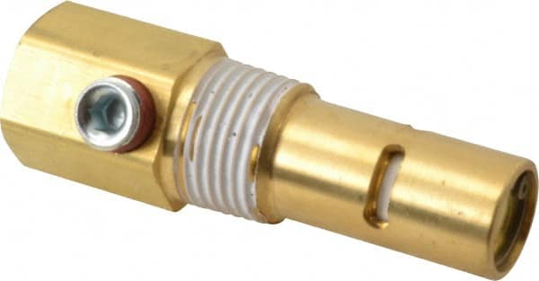 Conrader - 3/8 x 1/2" Brass Check Valve - In-Tank, FNPT x MNPT - Exact Tooling