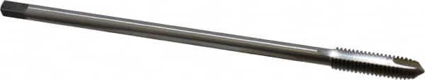 Reiff & Nestor - 5/16-18 UNC 2 Flute H3 Bright Finish High Speed Steel Spiral Point Extension Tap - Plug Chamfer, 6" OAL, 3B Class of Fit - Exact Tooling