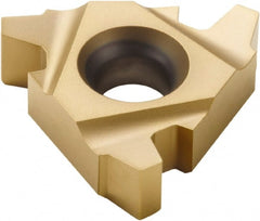 Seco - 16EL External Left Hand 10 Acme Laydown Threading Insert - Grade CP500, TiAlN/TiN Coated Carbide, 9.53mm Inscribed Circle - Exact Tooling