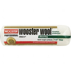 Wooster Brush - 1/2" Nap, 14" Wide Paint Roller - Semi-Rough Texture, Synthetic Knit - Exact Tooling