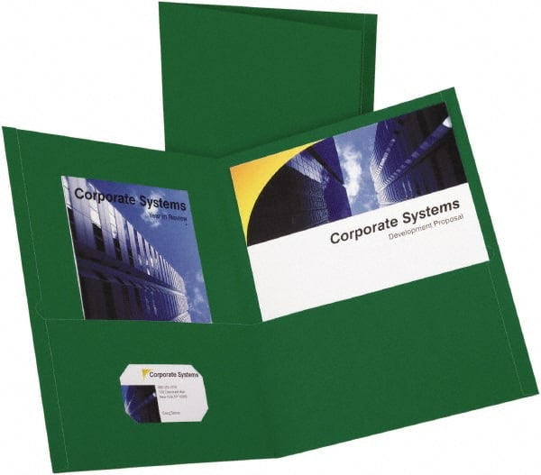 OXFORD - 8-1/2" Long x 11" Wide Pocket - Hunter Green - Exact Tooling