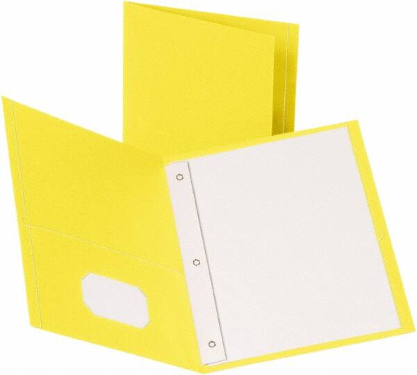OXFORD - 8-1/2" Long x 11" Wide Pocket - Yellow - Exact Tooling