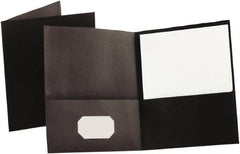 OXFORD - 8-1/2" Long x 11" Wide Pocket - Black - Exact Tooling