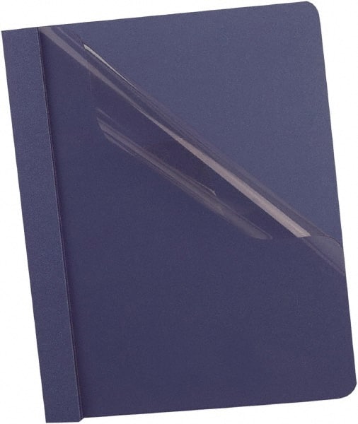 OXFORD - 11" Long x 8" Wide Report Cover - Dark Blue - Exact Tooling