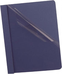 OXFORD - 11" Long x 8" Wide Report Cover - Dark Blue - Exact Tooling