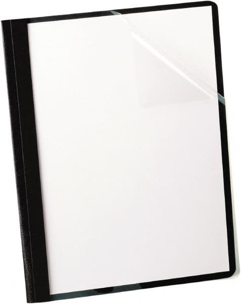 OXFORD - 11" Long x 8" Wide Report Cover - Black - Exact Tooling