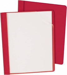 OXFORD - 11" Long x 8" Wide Report Cover - Red - Exact Tooling