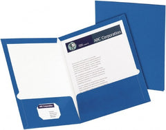 OXFORD - 8-1/2" Long x 11" Wide Pocket - Blue - Exact Tooling