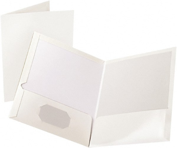 OXFORD - 8-1/2" Long x 11" Wide Pocket - White - Exact Tooling