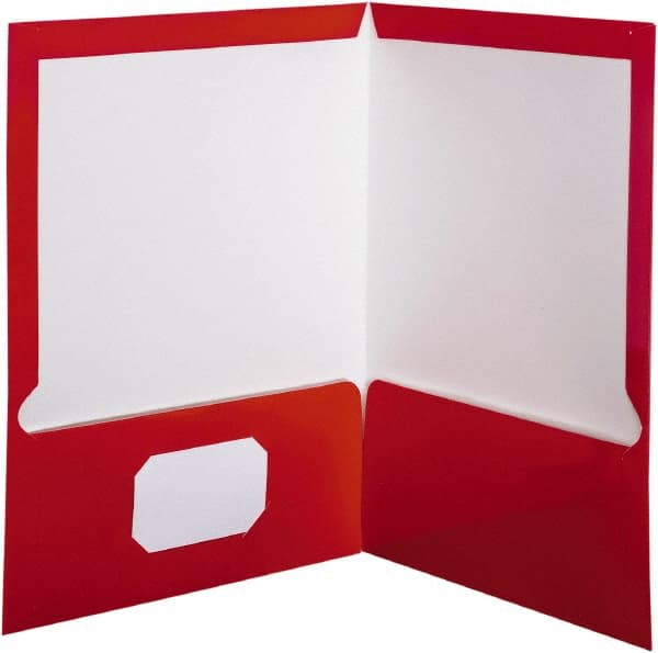 OXFORD - 8-1/2" Long x 11" Wide Pocket - Red - Exact Tooling
