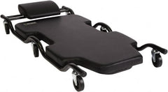 ShopSol - 500 Lb Capacity, 6 Wheel Creeper - Steel/Vinyl, 44-1/2" Long x 2-3/4" Overall Height x 20" Wide - Exact Tooling