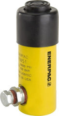 Enerpac - 1.01" Stroke, 2.5 Ton Portable Hydraulic Universal Cylinder - Exact Tooling