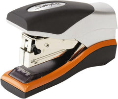 Swingline - 40 Sheet Half Strip Stapler - Silver/Orange/Black - Exact Tooling