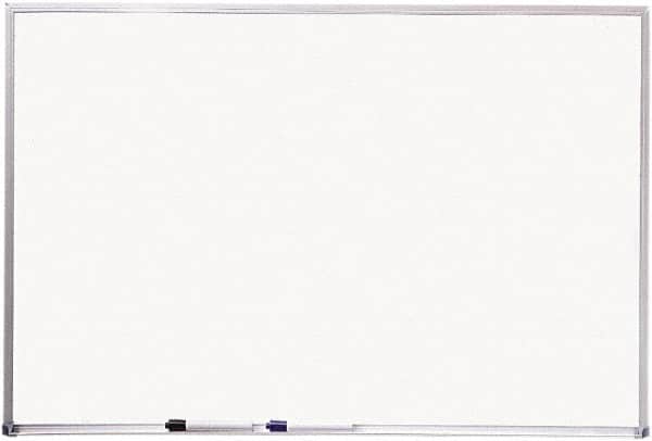Mead - 48" High x 72" Wide Dry Erase - Melamine, Includes Mounting Kit - Exact Tooling