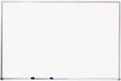 Mead - 48" High x 72" Wide Dry Erase - Melamine, Includes Mounting Kit - Exact Tooling