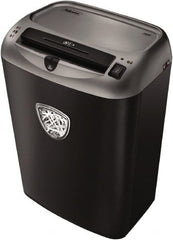 FELLOWES - 7/32" Strip, 14 Sheet Strip Cut Personal Shredder - 15-11/16" Long x 11-5/16" Wide x 18-13/16" High, Level 2 Security, 7 Gal Wastebasket - Exact Tooling