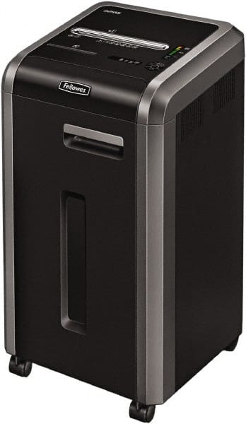 FELLOWES - 5/64 x 15/32" Strip, 16 Sheet Micro Cut Commercial Shredder - 17-3/4" Long x 17-1/8" Wide x 30-3/4" High, Level 5 Security, 16 Gal Wastebasket - Exact Tooling