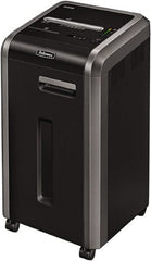 FELLOWES - 5/64 x 15/32" Strip, 16 Sheet Micro Cut Commercial Shredder - 17-3/4" Long x 17-1/8" Wide x 30-3/4" High, Level 5 Security, 16 Gal Wastebasket - Exact Tooling