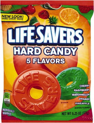 LifeSavers - Candy - Original Five Flavors Hard Candy, Individually Wrapped, 6.25oz Bag - Exact Tooling