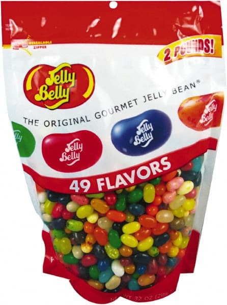 Jelly Belly - Candy - Candy, 49 Assorted Flavors, 2lb Bag - Exact Tooling