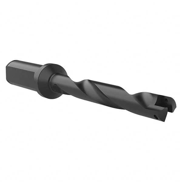 Allied Machine and Engineering - 33/64" to 11/16" Diam 3-1/2" Max Depth Helical Flute Spade Drill - Exact Tooling