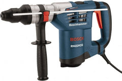 Bosch - 120 Volt 1-1/4" Keyless Chuck Electric Rotary Hammer - 0 to 3,600 BPM, 0 to 750 RPM, Reversible - Exact Tooling
