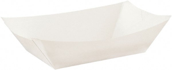 Dixie - Kant Leek Polycoated Paper Food Tray, 3 Pound, 250/Pack 2/Case - White - Exact Tooling