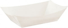 Dixie - Kant Leek Polycoated Paper Food Tray, 3 Pound, 250/Pack 2/Case - White - Exact Tooling