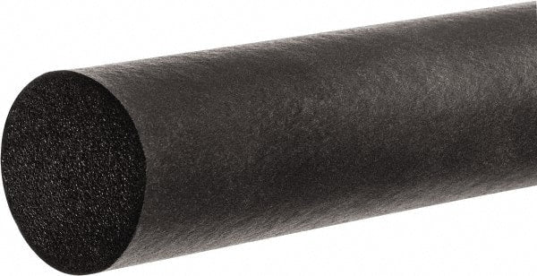 Value Collection - 10' Long, Buna-N Foam Cord - 1" Diam, Black - Exact Tooling