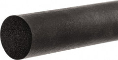Value Collection - 100' Long, Neoprene Foam Cord - 1/8" Diam, Black - Exact Tooling